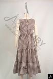 Sleeveless Striped Waisted Dress