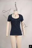 Women's Henley Neck Short Sleeve Bodysuit
