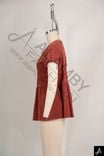 Women's V‑Neck Short Sleeve Ruched Mini Dress