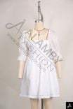 Women's Square Neck Puff Short Sleeve Flared Mini Dress