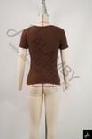 Women's Crew Neck Short Sleeve Fitted T‑shirt
