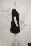 Women's Square Neck Puff Sleeve Waisted Mini Dress