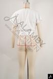 Women's Square Neck Short Sleeve Fitted Top