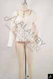 Women's Square Neck Long Sleeve Knit Top