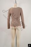 Women Long Sleeve Henley Neck Fitted Top
