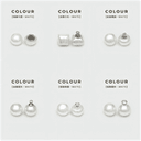 Round pearl shirt buttons