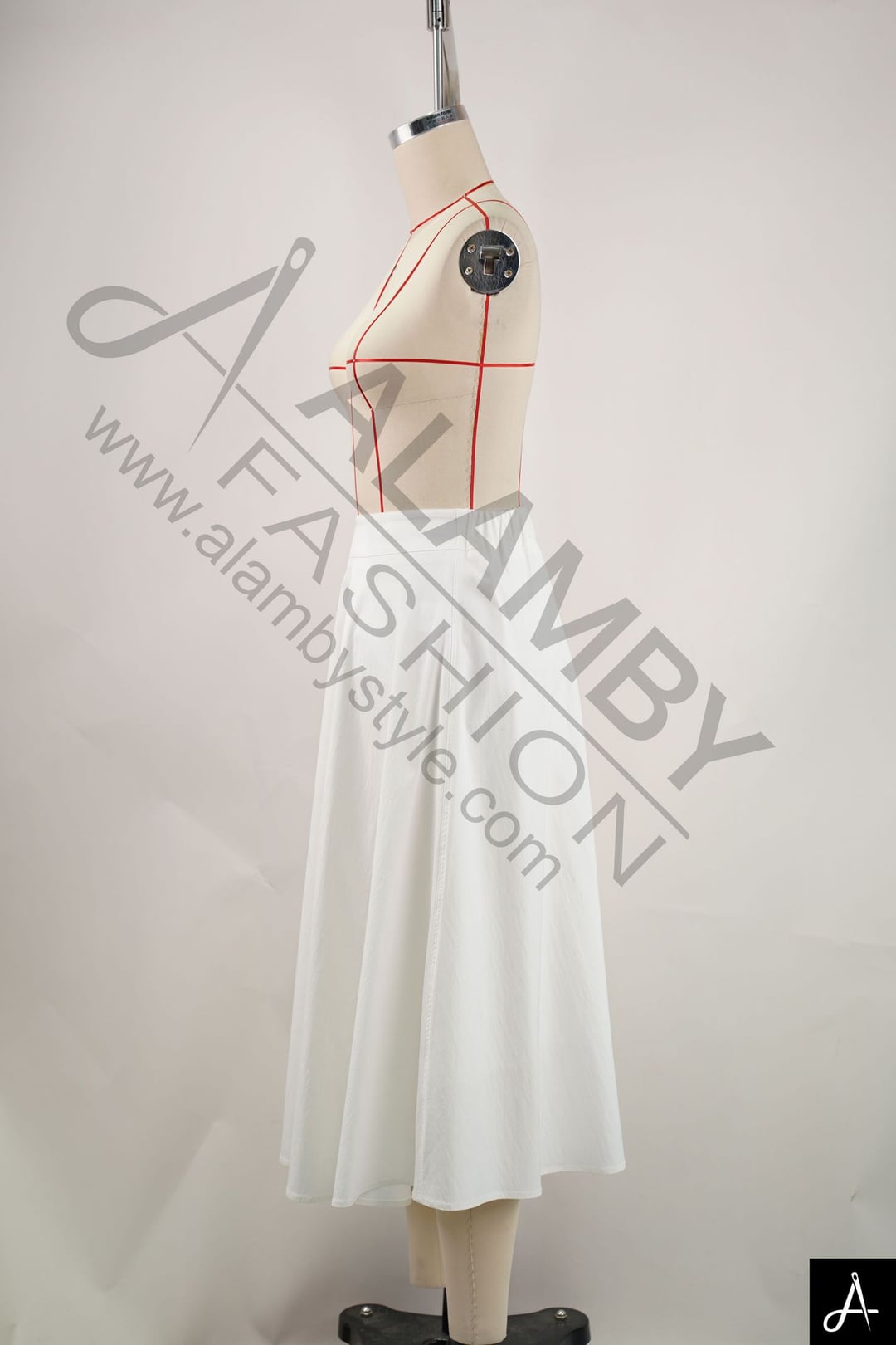 Women High‑Waist Solid Maxi Skirt