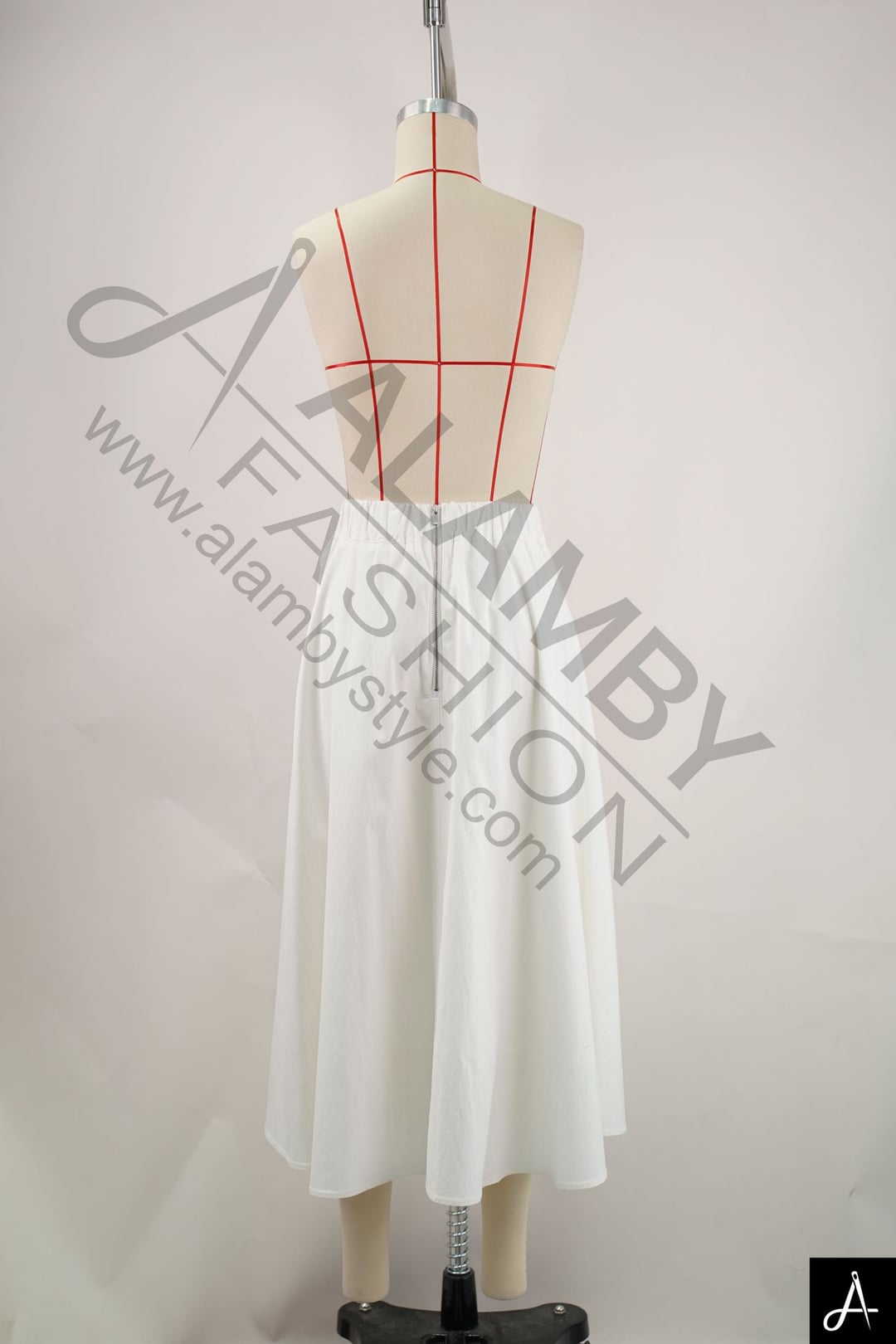 Women High‑Waist Solid Maxi Skirt