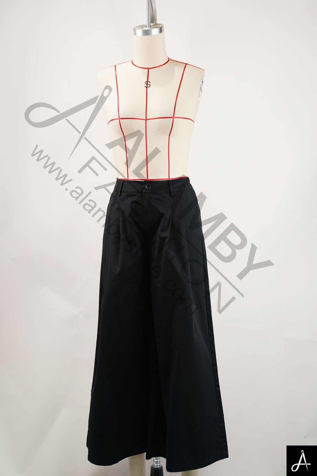 Women High‑Waist Wide‑Flare Maxi Skirt