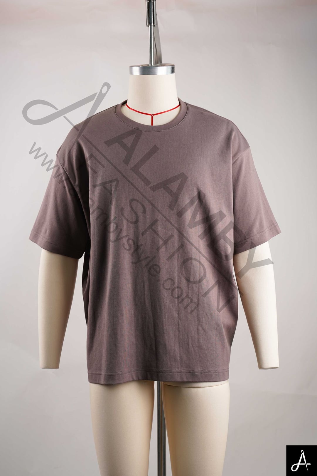 Men's Oversized Solid Color Crew Neck Short Sleeve T-Shirt