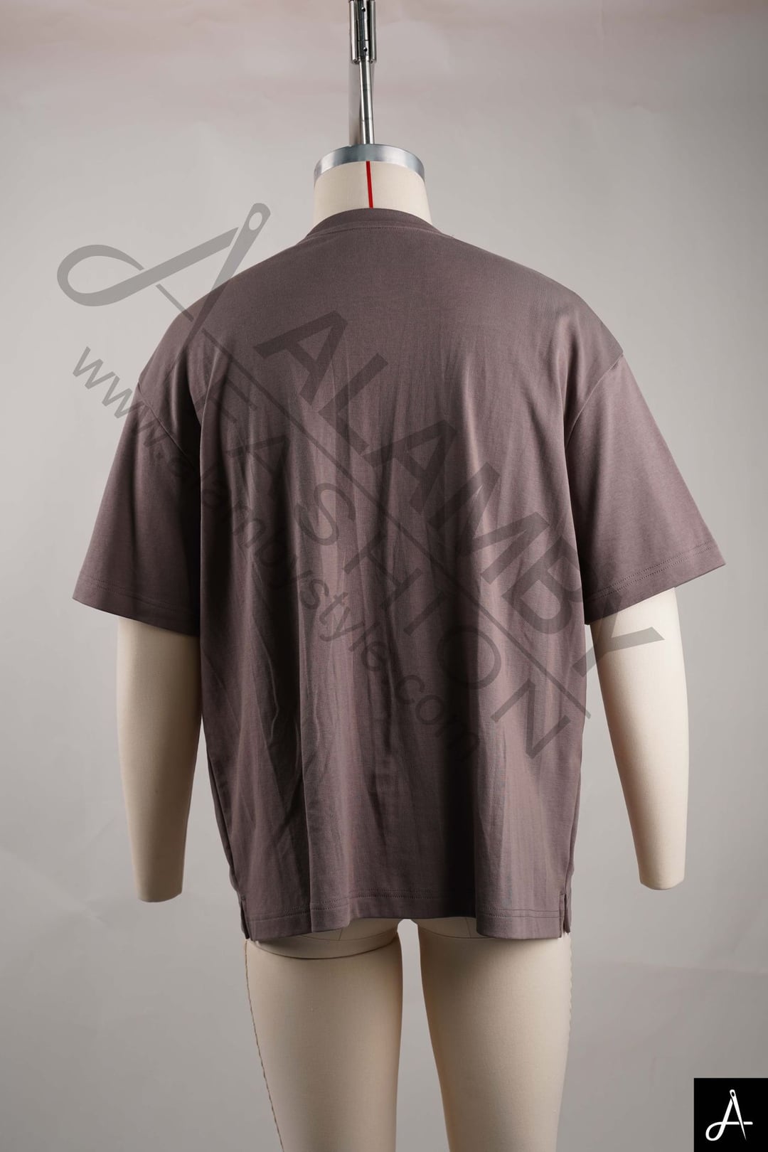 Men's Oversized Solid Color Crew Neck Short Sleeve T-Shirt