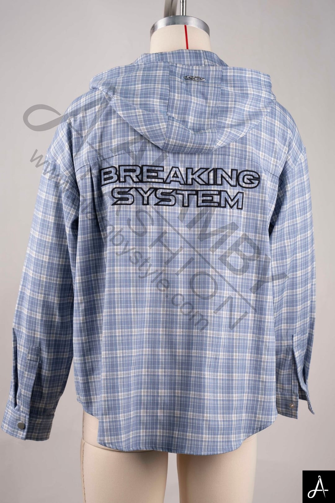 Vintage Plaid Loose Long Sleeve Hooded Shirt Jacket