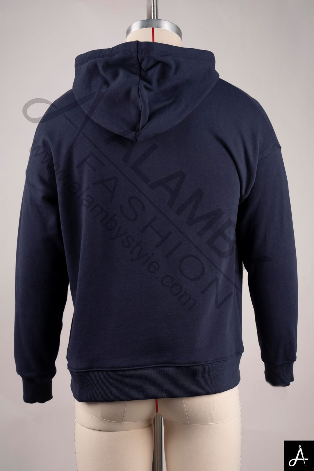 Minimal Half Zip Pullover Casual Hooded Sweatshirt
