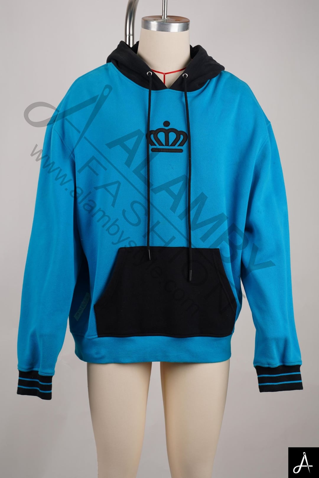 Color Block Two-Tone Hoodie