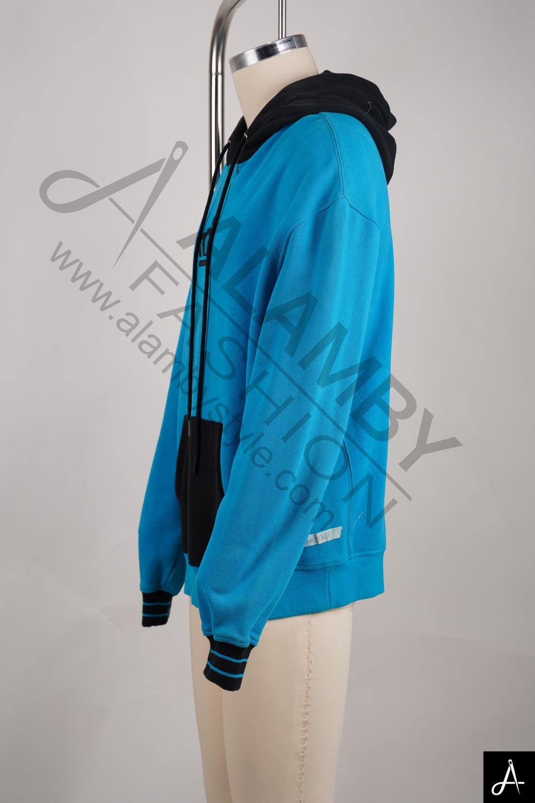 Color Block Two-Tone Hoodie