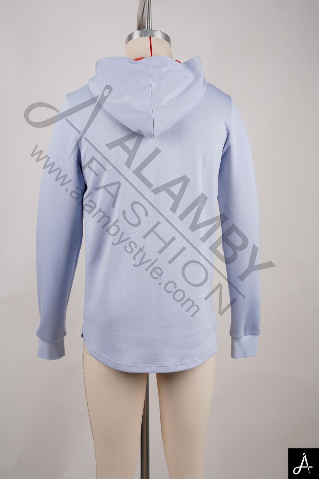 Contrast Collar Crewneck Sweatshirt