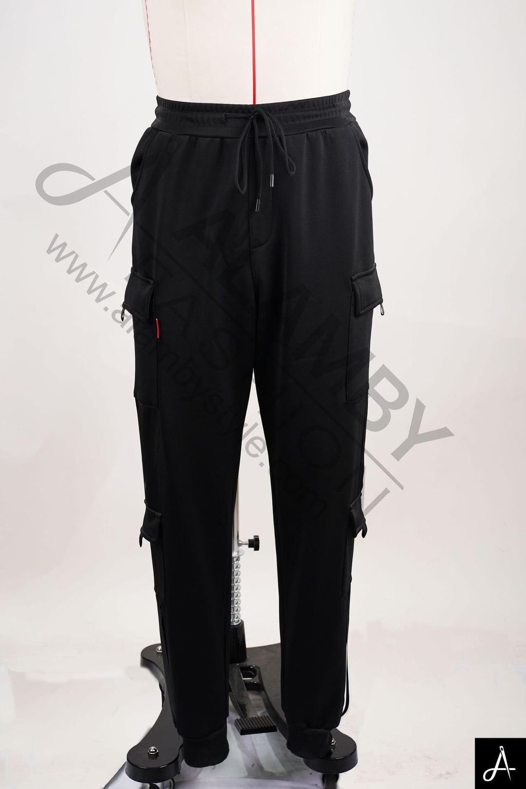 Black Cargo Jogger Pants