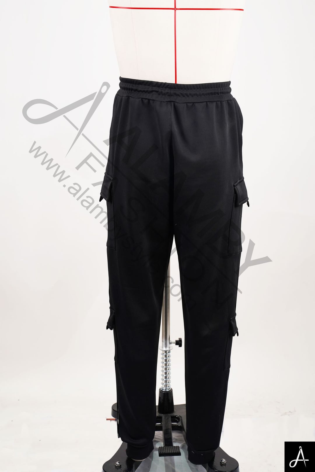 Black Cargo Jogger Pants
