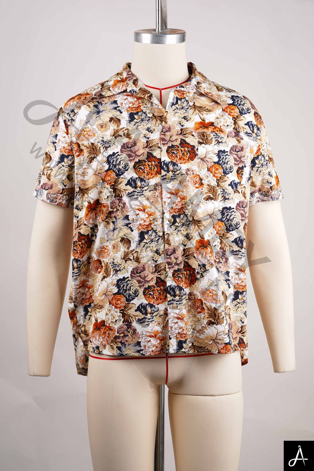 Floral Printed Short Sleeve Shirt