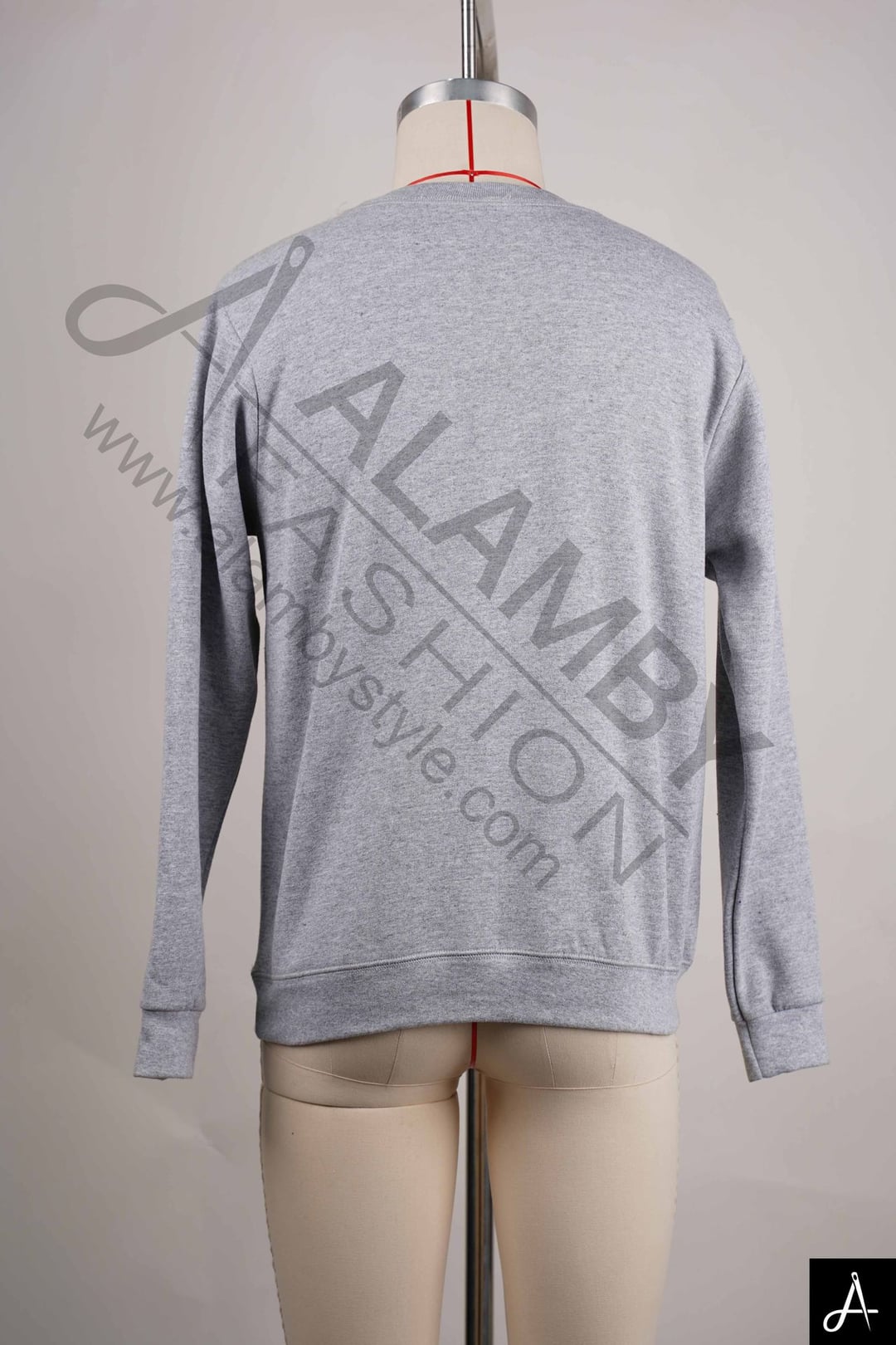 Light Grey Basic Crew Neck Knit Sweater