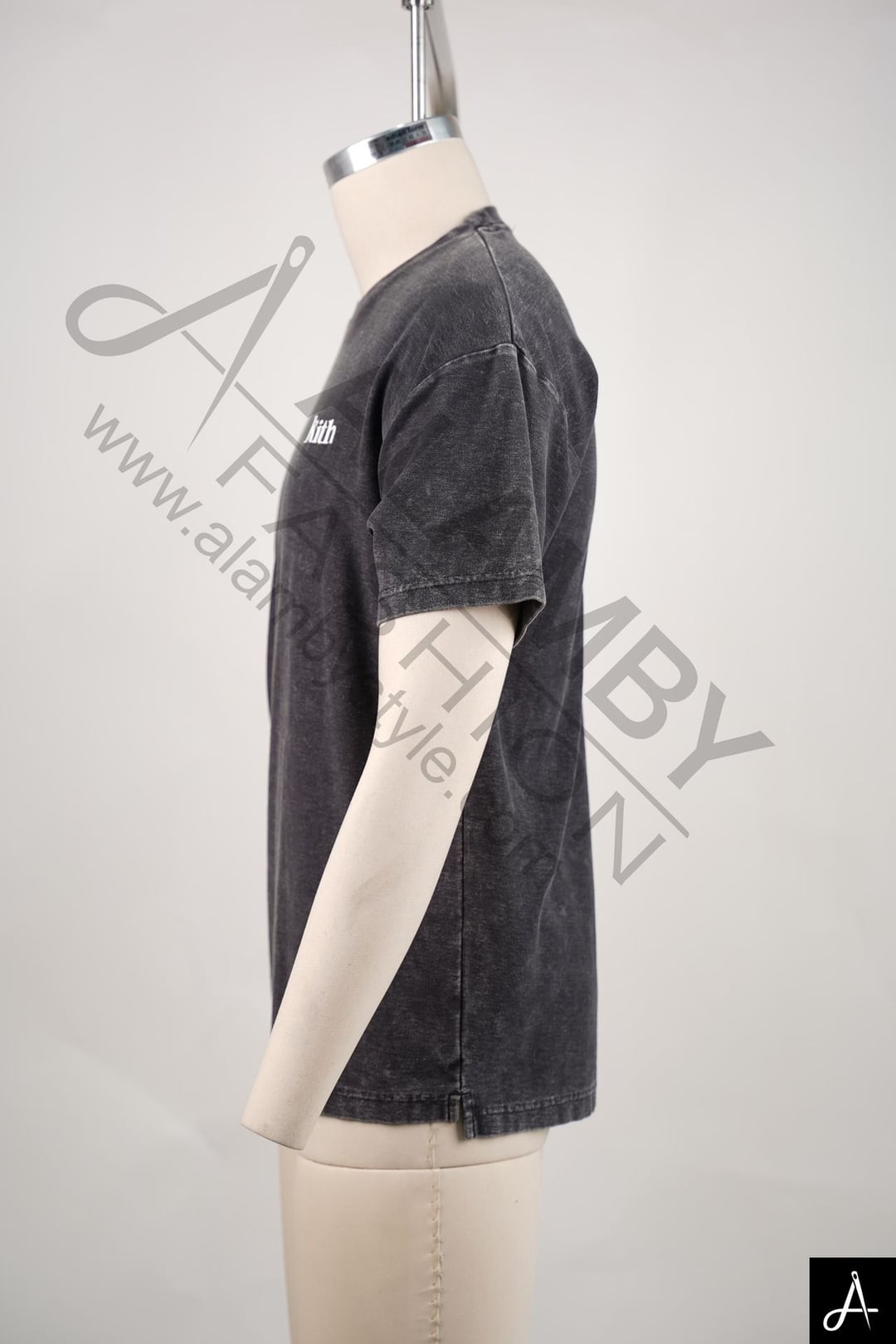 Black Short Sleeve Crew Neck T-Shirt with Chest Logo