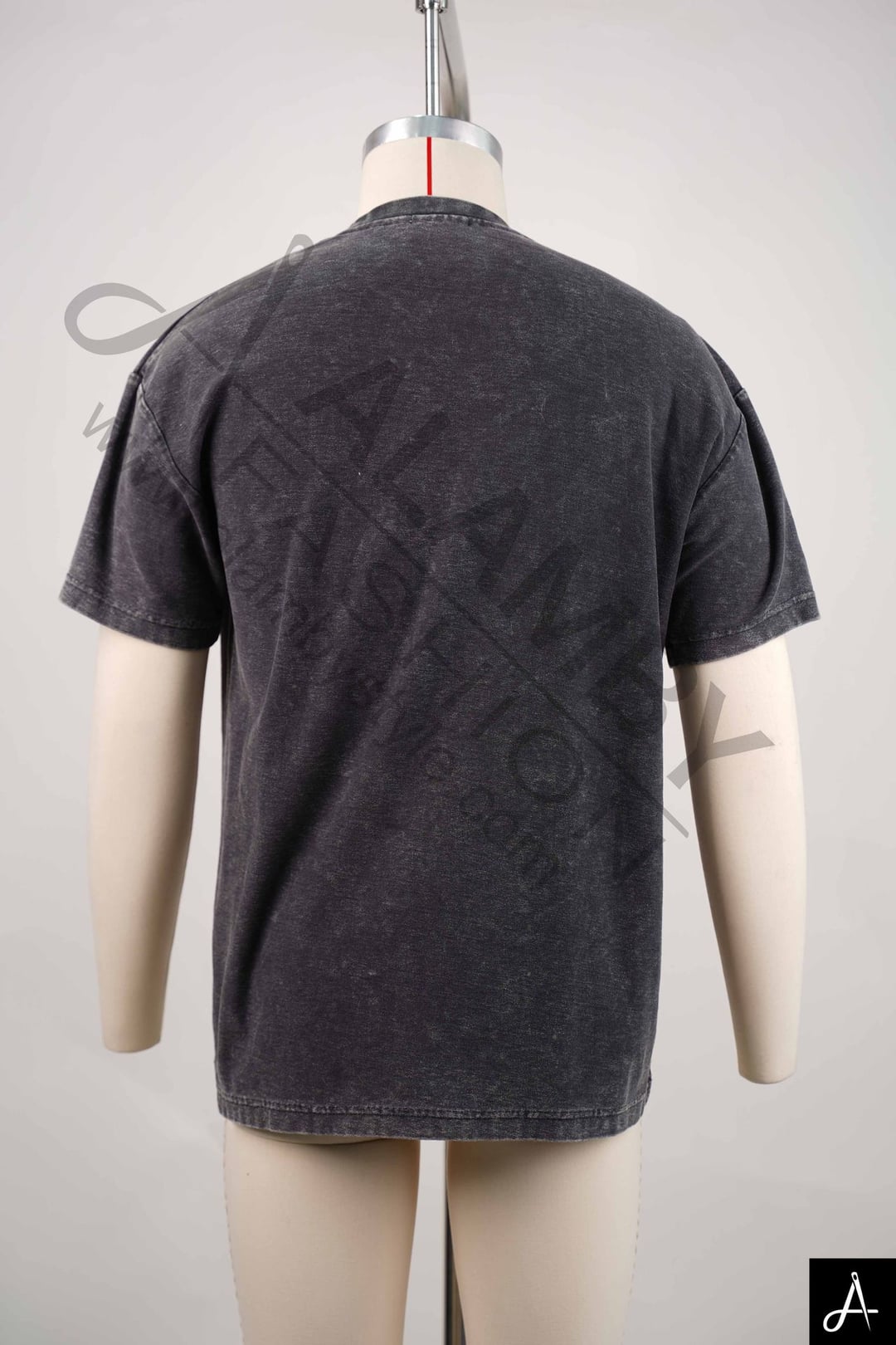 Black Short Sleeve Crew Neck T-Shirt with Chest Logo