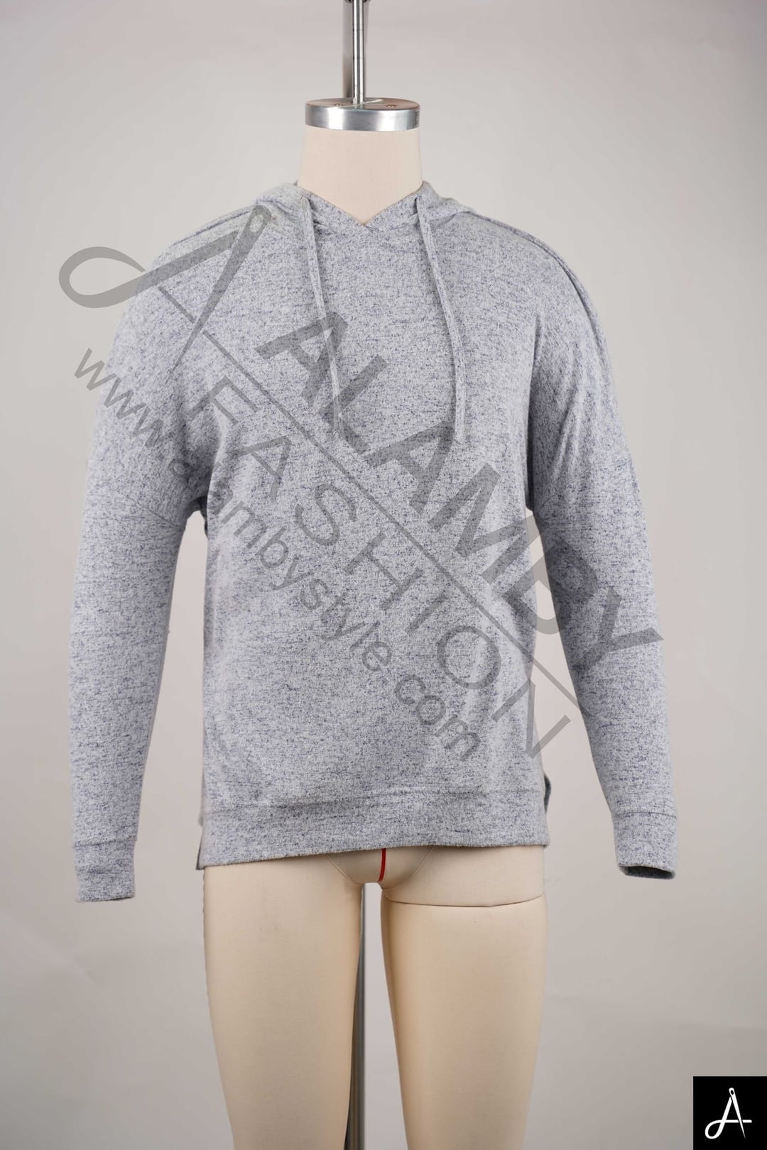 Light Grey Pullover Hoodie