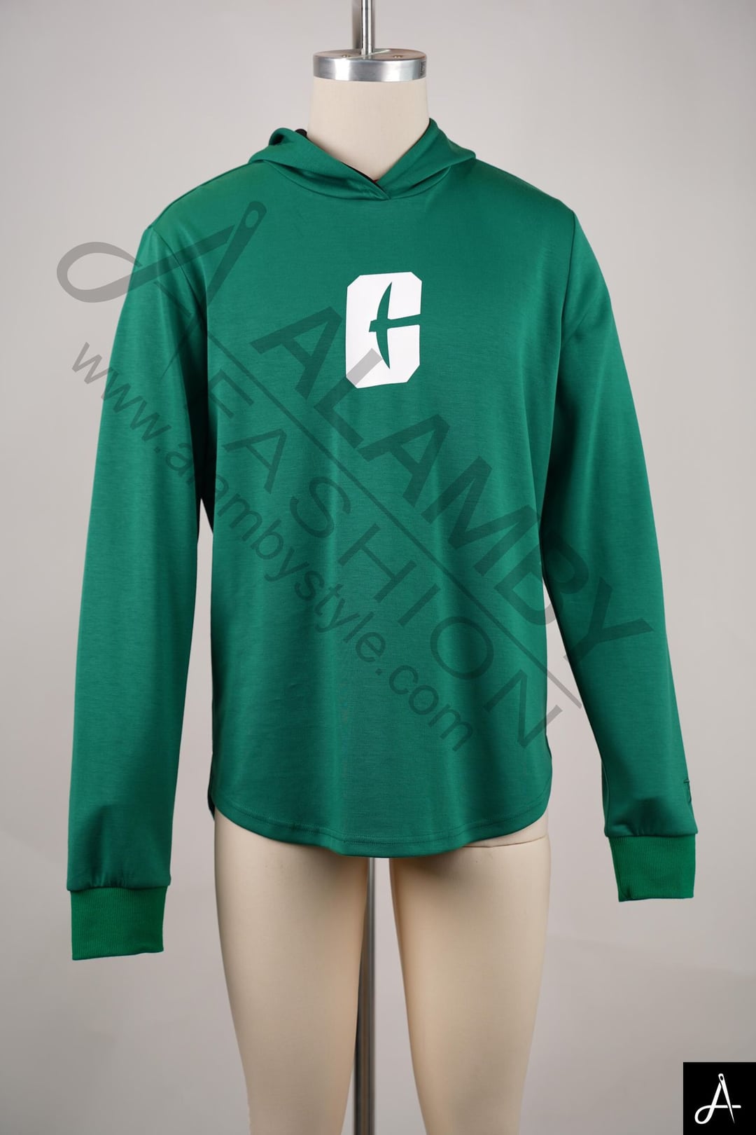 Green Hoodie with Logo