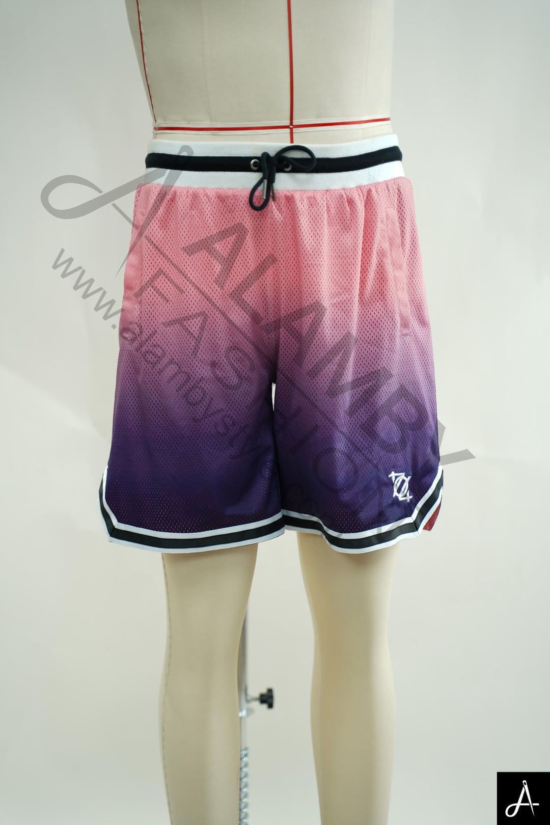 Men's Gradient Athletic Basketball Shorts