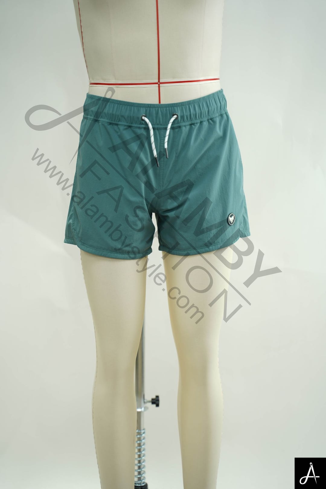Men's Solid Casual Drawstring Shorts, Elastic Waist Summer Beach Shorts