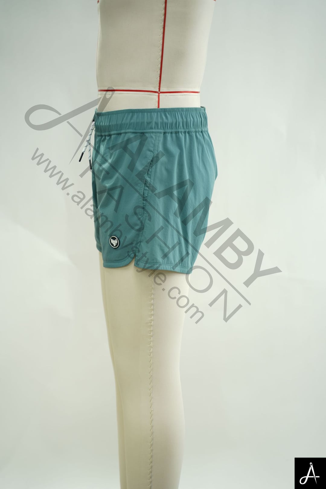 Men's Solid Casual Drawstring Shorts, Elastic Waist Summer Beach Shorts