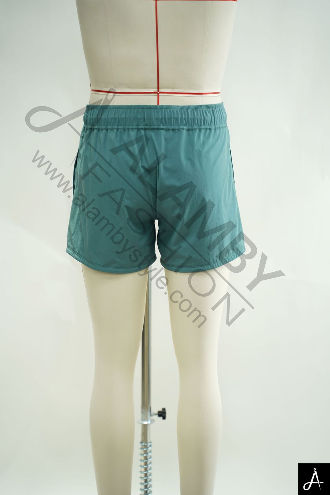 Men's Solid Casual Drawstring Shorts, Elastic Waist Summer Beach Shorts