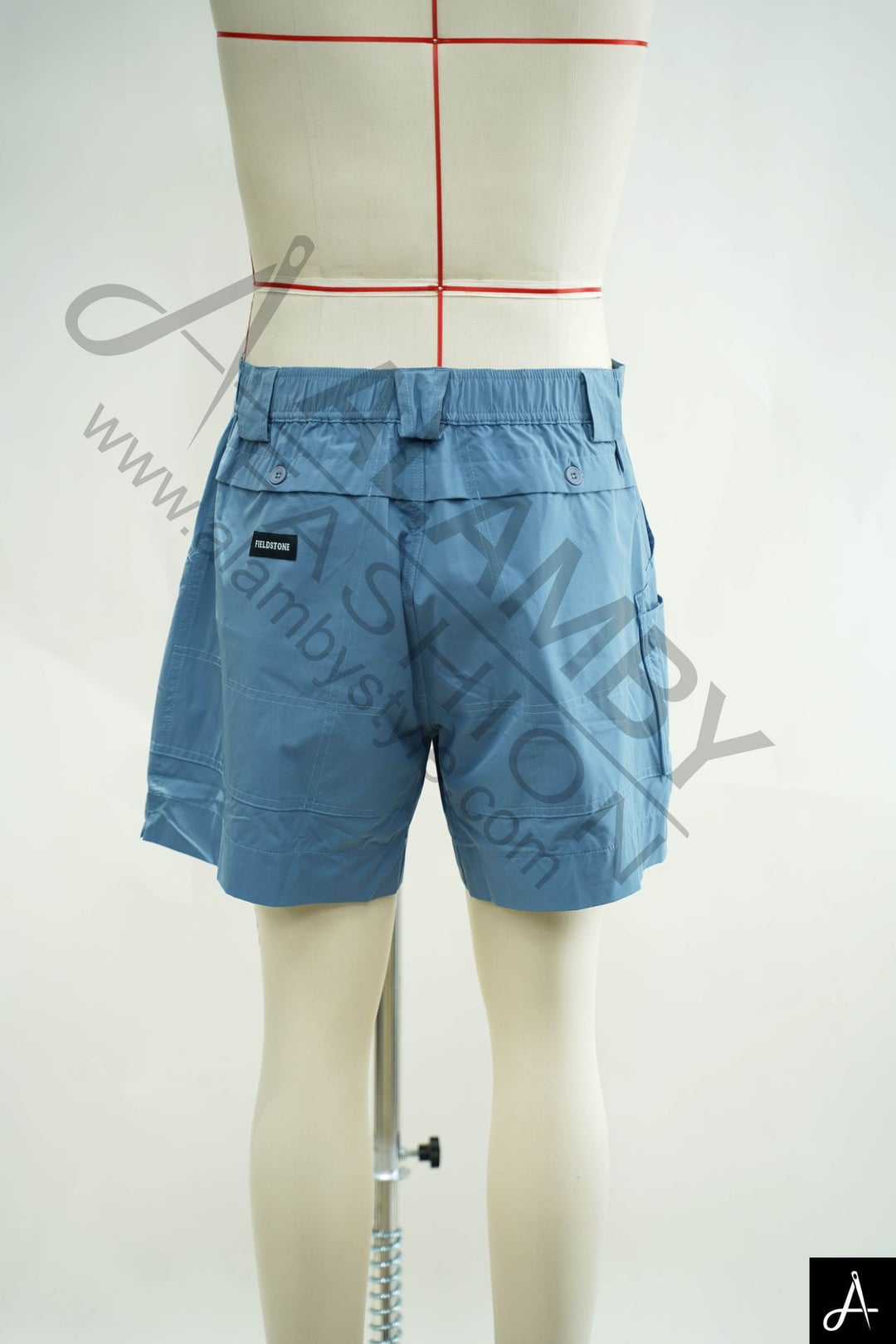Men's Light Blue Casual Chino Shorts, Classic Solid Color Summer Shorts