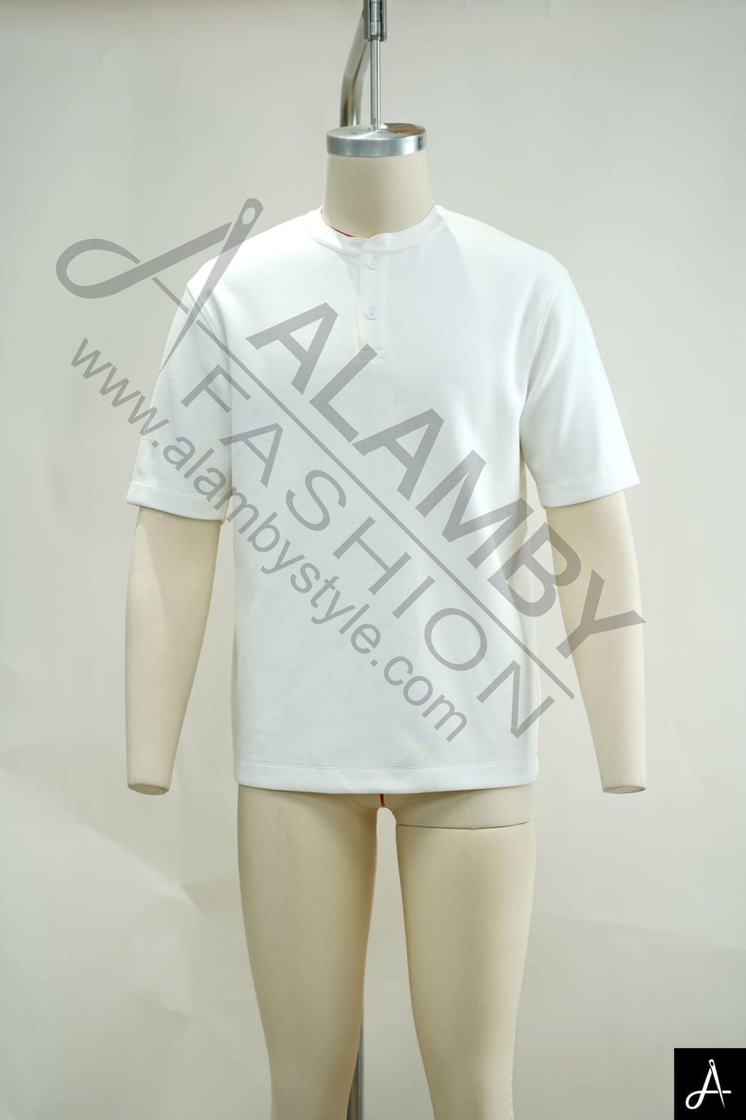 Men's 100% Cotton Crew Neck Short Sleeve T-Shirt, White