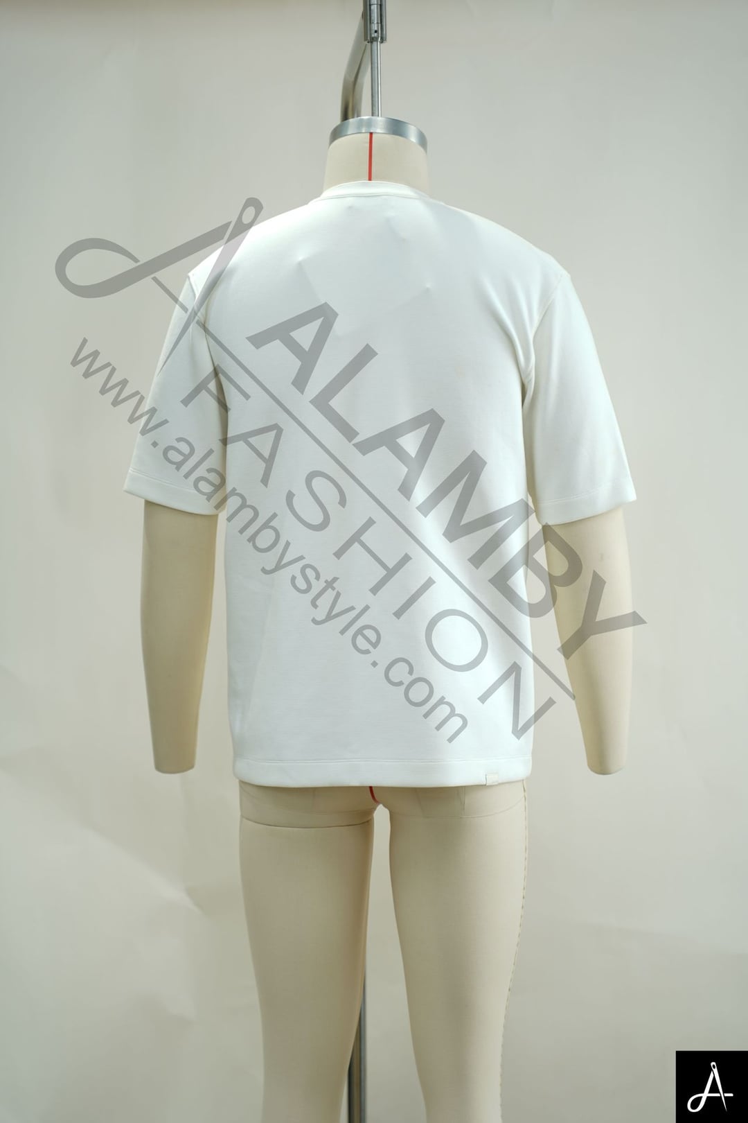 Men's 100% Cotton Crew Neck Short Sleeve T-Shirt, White