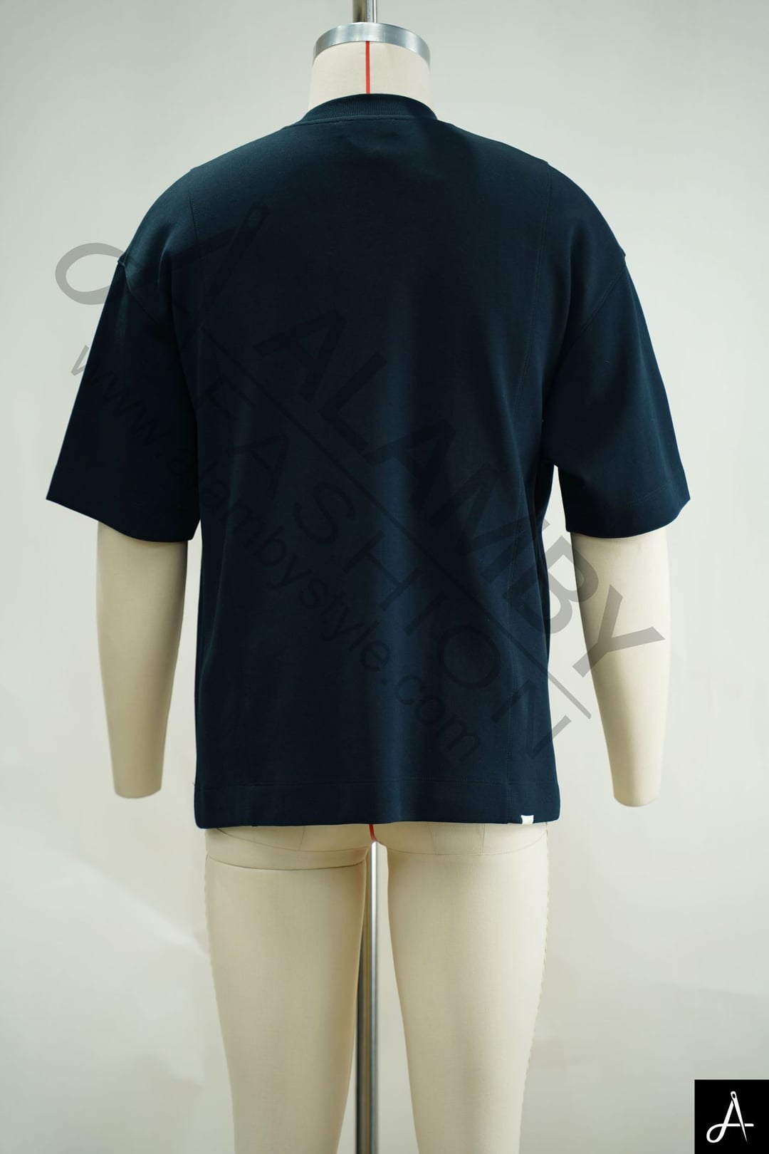 Men's 100% Cotton Crew Neck T-Shirt, Navy Blue