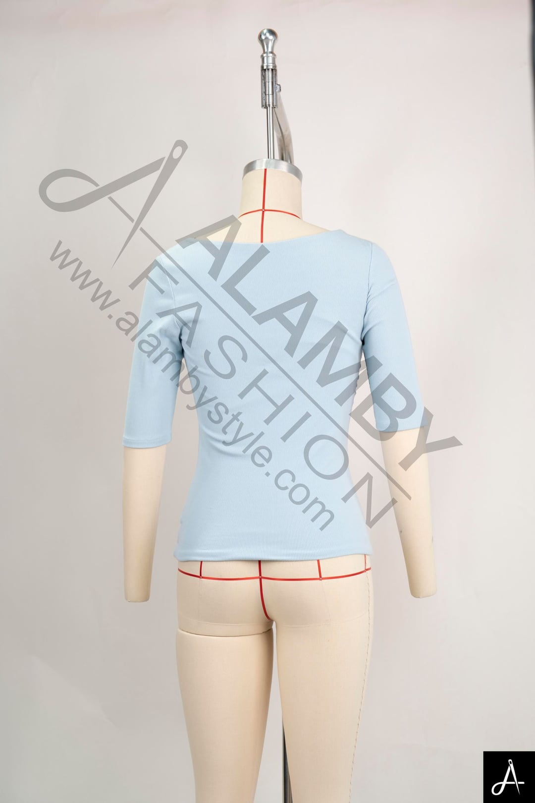 Square Neck Short‑Sleeve Knit Top