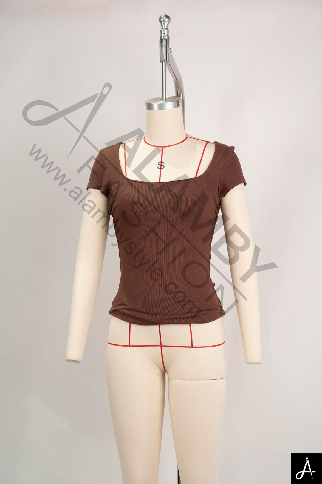 Square Neck Cap Sleeve Knit Top