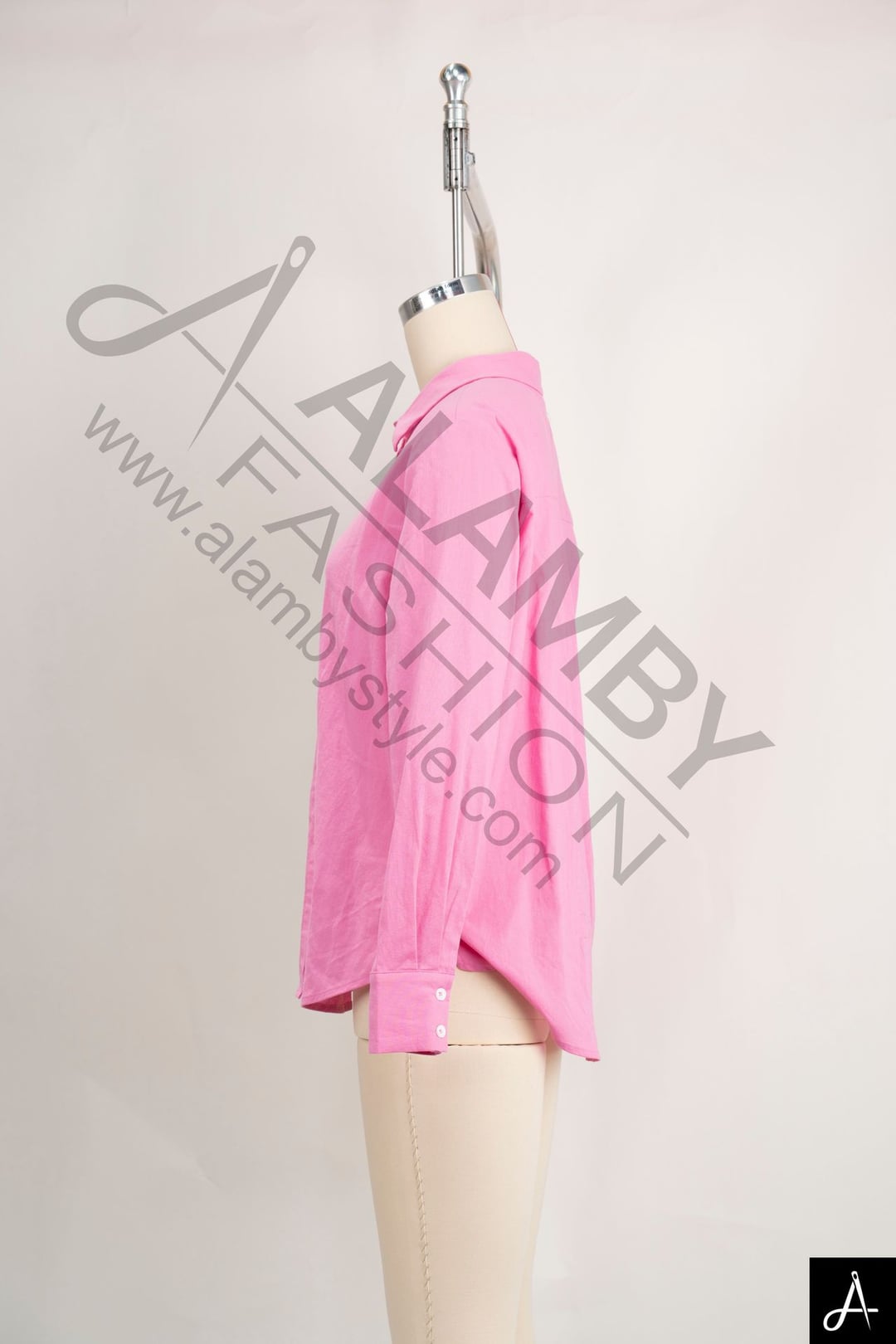 Point Collar Long Sleeve Shirt