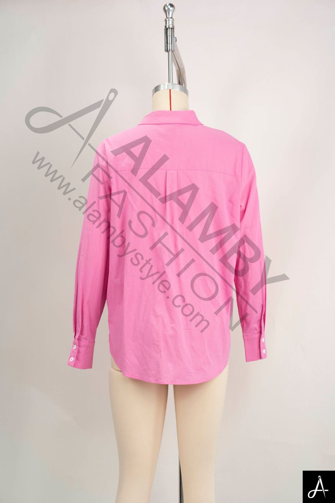 Point Collar Long Sleeve Shirt