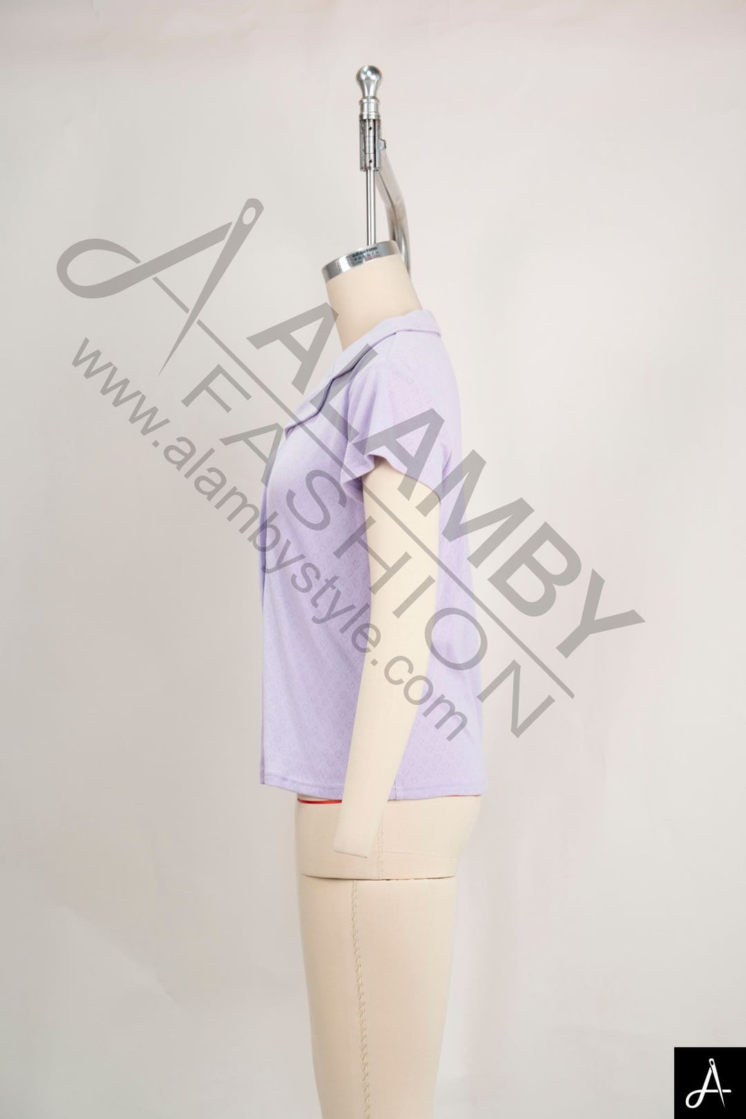 V‑Neck Flutter Short Sleeve Blouse