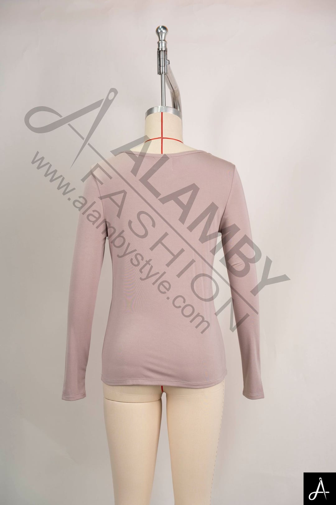 Women's Round Neck Long Sleeve Knit Top