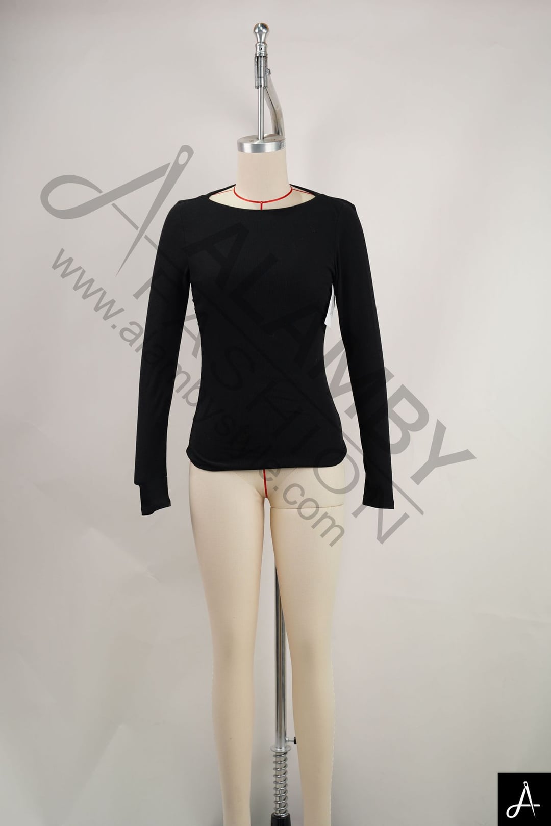 Women's Off‑the‑Shoulder Long Sleeve Fitted Top