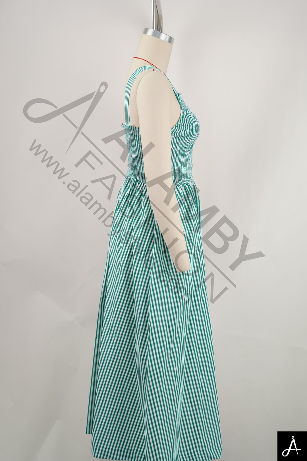 Women's Square Neck Spaghetti Strap Flowy Maxi Dress