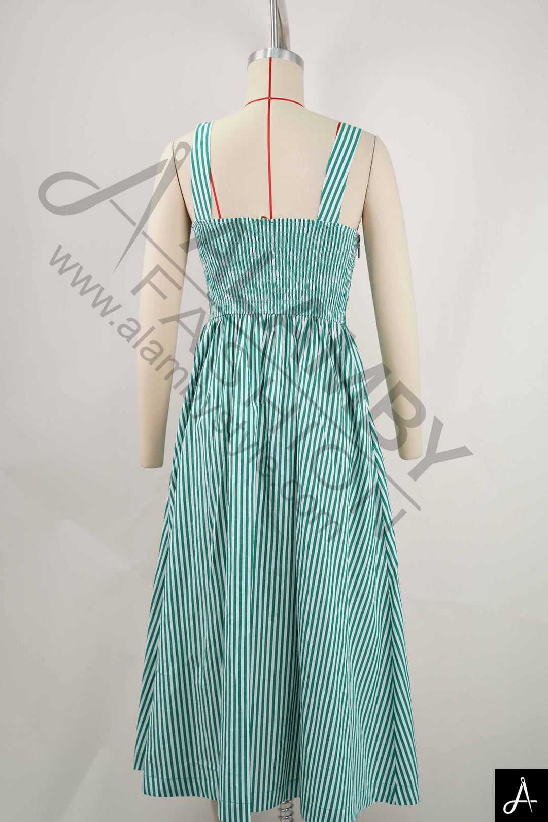 Women's Square Neck Spaghetti Strap Flowy Maxi Dress