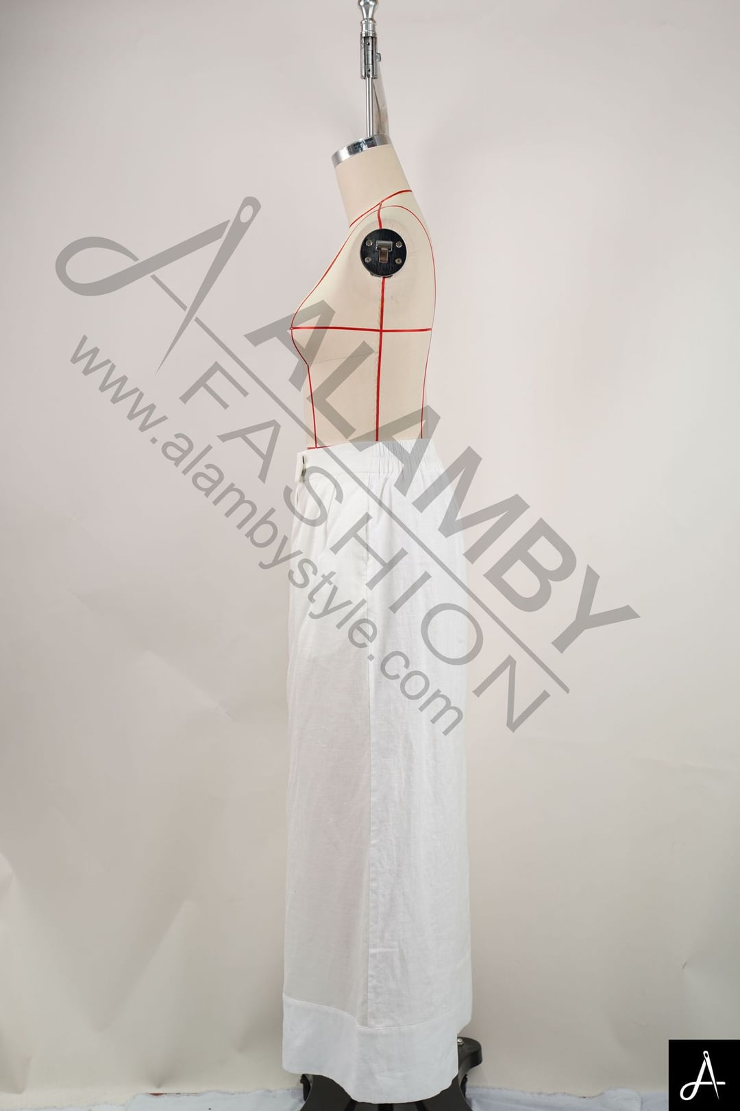 Women High‑Waist Wide‑Leg Trousers