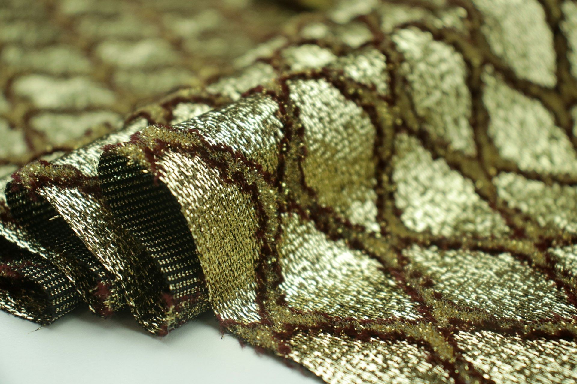 Textured pile fabric photographed in close detail