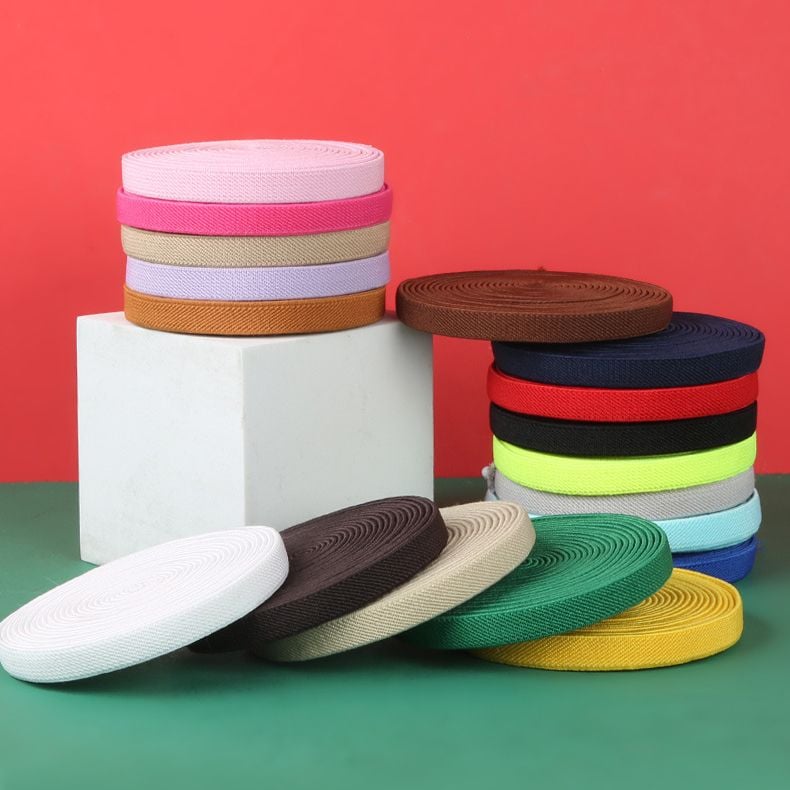 1cm Thickened Elastic Band Narrow High Elastic Soft Rubber Band