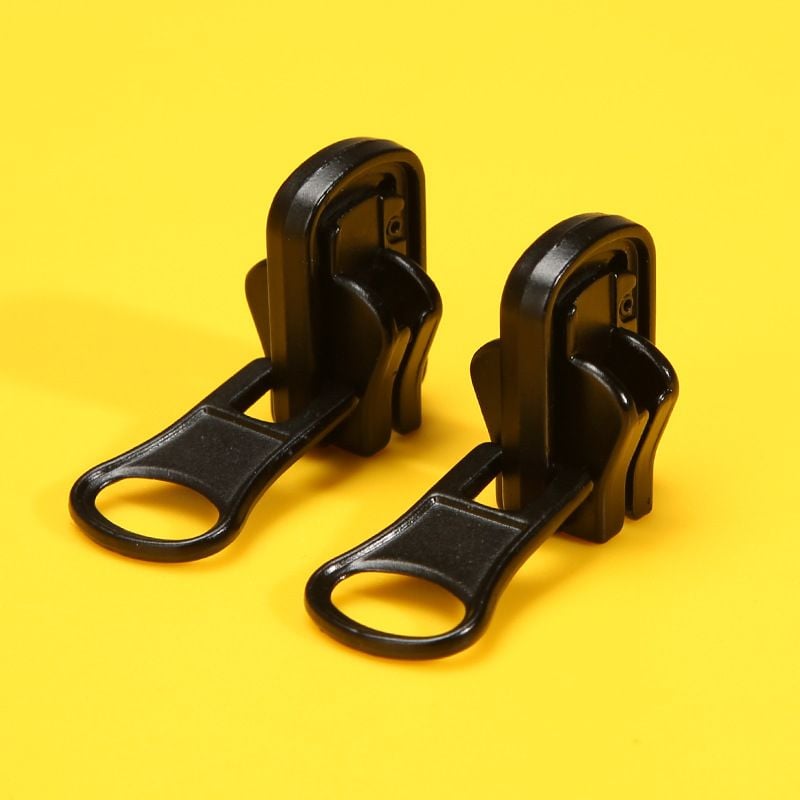 5# 8# Resin Repair Metal Double Sided Zipper Pull