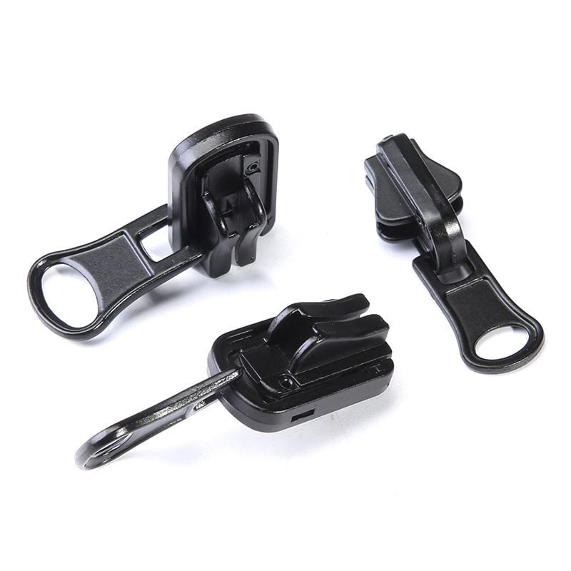 5# 8# Resin Repair Metal Double Sided Zipper Pull